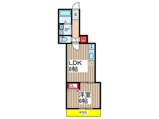 Ｌｉｋｅ亥鼻の物件間取画像